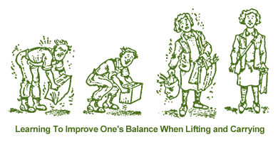 Learn to improve balance when lifting and carrying